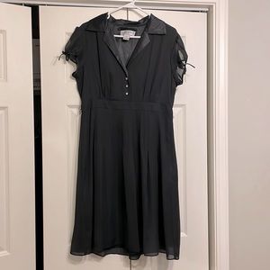 JESSICA HOWARD PETITE black chiffon dress